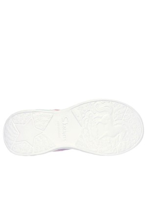 deportivos luces skechers s-lights rosa 302299l