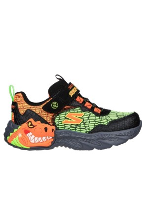 deportivos con luces skech-o-saurus negro 400615l