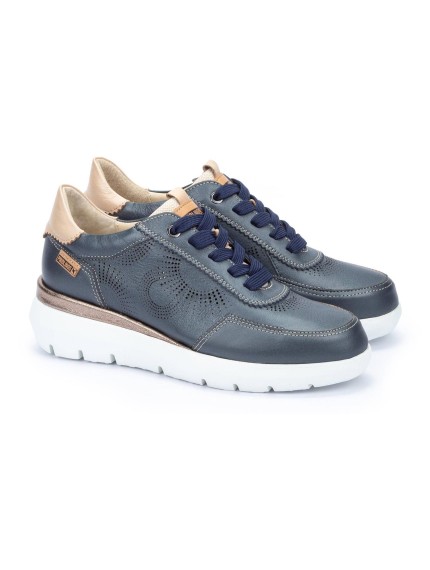 Deportivos casual mujer Pikolinos Rueda marino W2A-6553CPC1