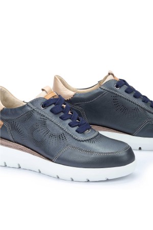 Deportivos casual mujer Pikolinos Rueda marino W2A-6553CPC1