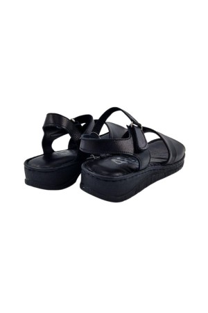 sandalias cuña 48horas negro 414301