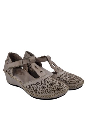 sandalias cuña 48horas tierra 414005