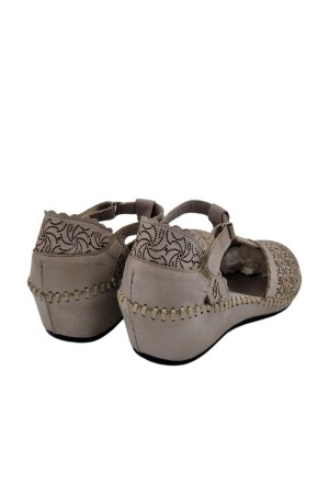 sandalias cuña 48horas tierra 414005