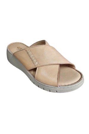 Sandalias Cuña Mujer 48Hrs beige 412403