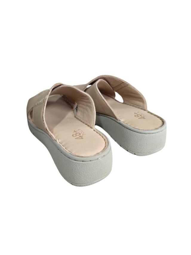 Sandalias Cuña Mujer 48Hrs beige 412403