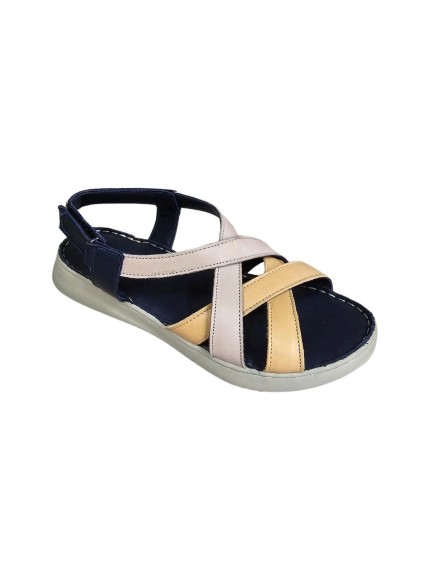 Sandalias planas Mujer 48hrs marino 412203