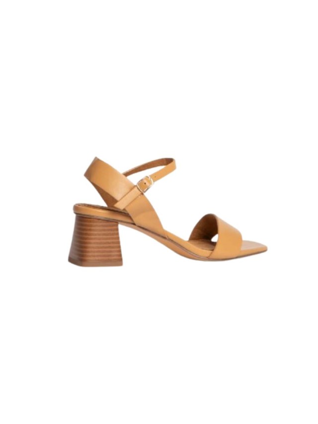 Sandalias tacon Mujer Corina camel M4281