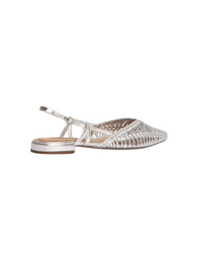 Sandalias planas Mujer Metalizadas...