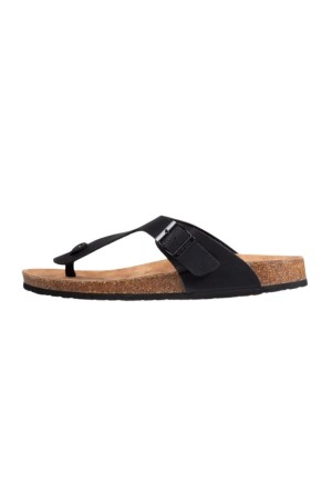 sandalias planas isotoner negro 94216