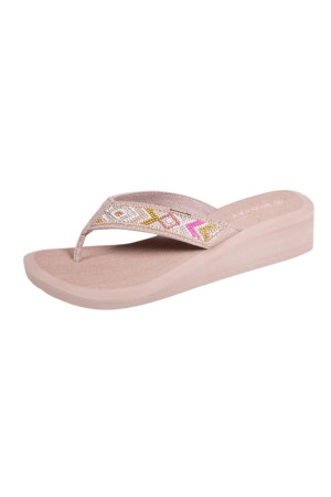 chanclas isotoner taupe 94221
