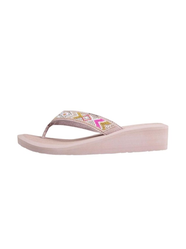 chanclas isotoner taupe 94221