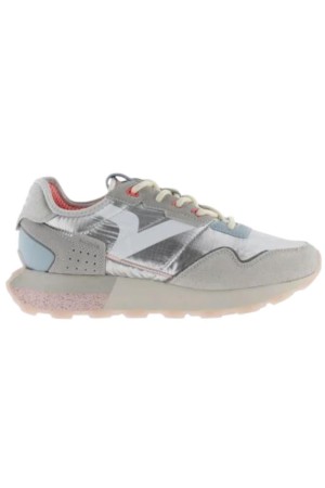 Deportivos casual victoria Wing Pop Metal plata 8803107