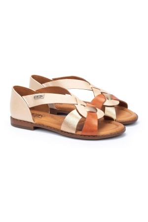 sandalias planas pikolinos algar marfil w0x-0812cpc1