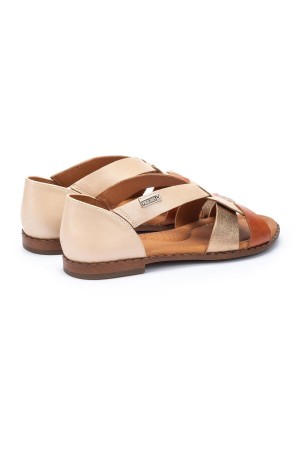 sandalias planas pikolinos algar marfil w0x-0812cpc1
