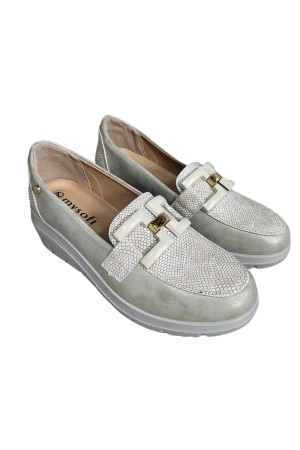 Mocasines Mujer My Soft Platino 24m310