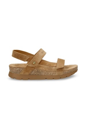 Sandalias planas Mujer Panama Jack cuero Selma b10