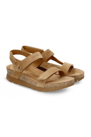 Sandalias planas Mujer Panama Jack cuero Selma b10