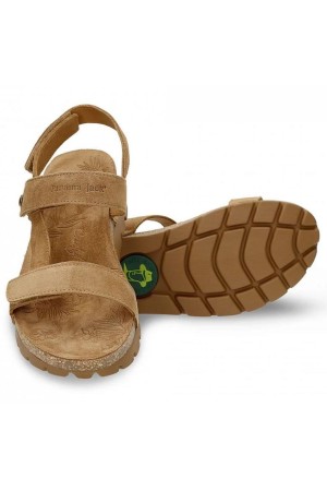 Sandalias planas Mujer Panama Jack cuero Selma b10