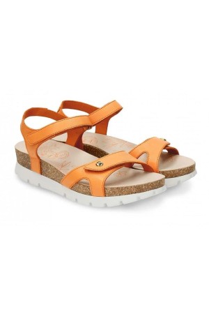 Sandalias planas mujer Panama Jack naranja Sulia B12