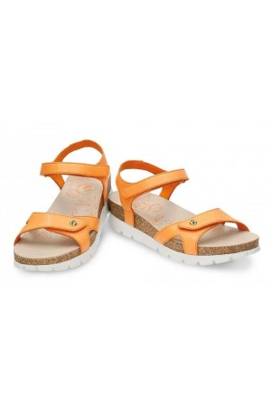 Sandalias planas mujer Panama Jack naranja Sulia B12
