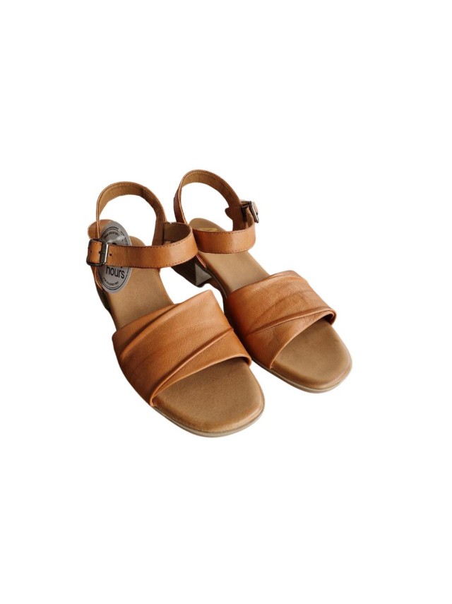 sandalias tacón 48horas cuero 415801