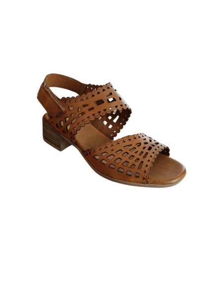 sandalias tacon 48horas cuero 415804