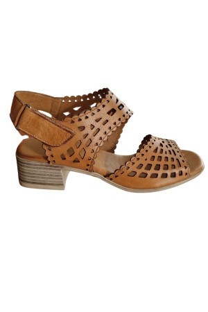 sandalias tacon 48horas cuero 415804