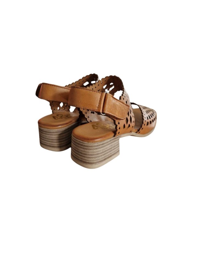 sandalias tacon 48horas cuero 415804