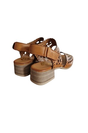 sandalias tacon 48horas cuero 415804