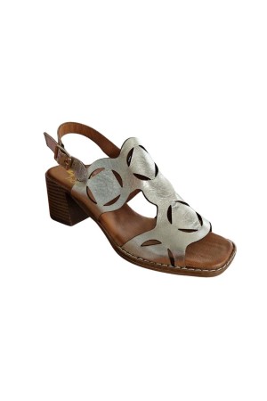 sandalias tacón 48horas metal-oro 415902