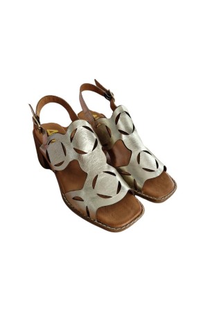 sandalias tacón 48horas metal-oro 415902