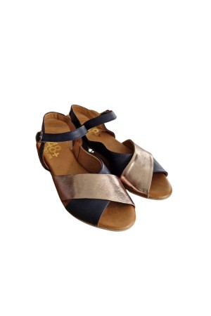 sandalias tacón 48horas marino-cobalto 415703
