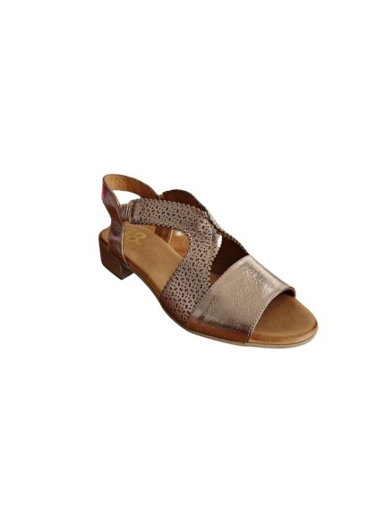 sandalias tacon 48horas metal-cobalto 415702