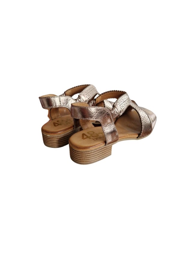 sandalias tacon 48horas metal-cobalto...