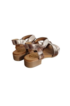 sandalias tacon 48horas metal-cobalto 415702