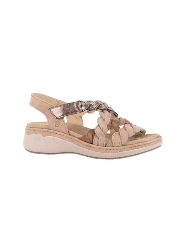 sandalias cuña leyland amatista...