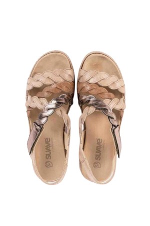 sandalias cuña leyland amatista varios 3315