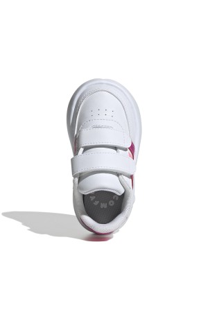 deportivos casual adidas breaknet 2.0 blanco-rosa id5279