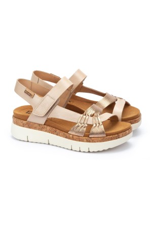 sandalias cuña pikolinos palma champan w4n-0968clc1