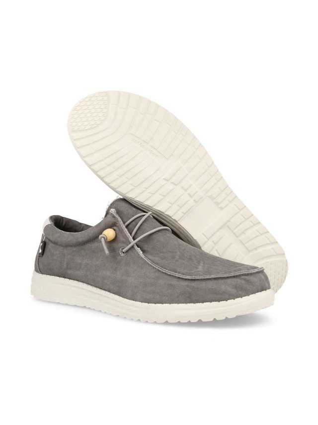 zapatos mocasines paredes toras gris...