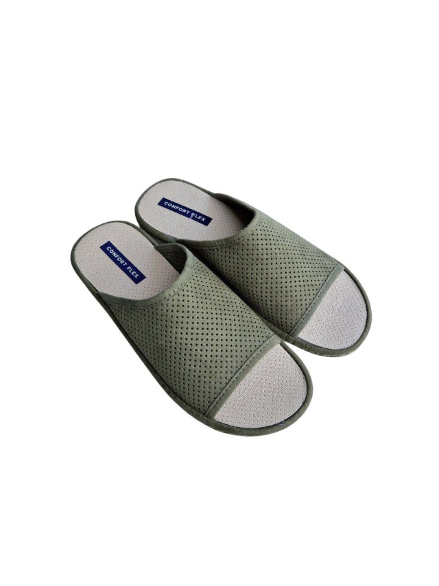 zapatillas casa pinturines kaki 5022