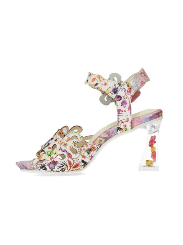 sandalias tacon laura vita rosa nino224