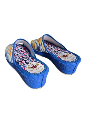 Zapatillas verano Mujer alcalde Estampada azulon 8400