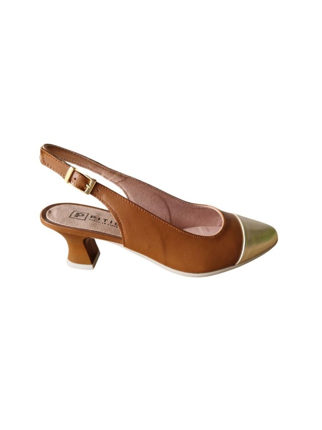 zapatos de salón pitillos cuero 5755