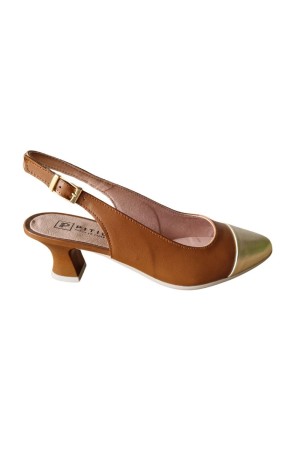zapatos de salón pitillos cuero 5755