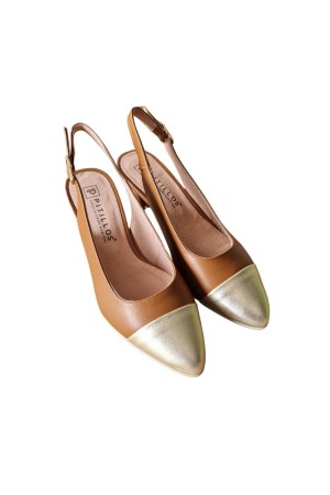 zapatos de salón pitillos cuero 5755