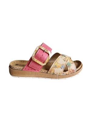 sandalias cuña inblu fucsia gs51