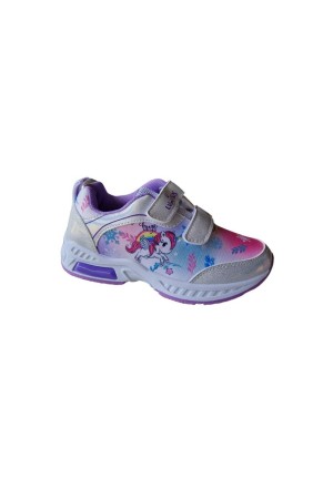 deportivos con luces megadexahoes blanco-lila k660
