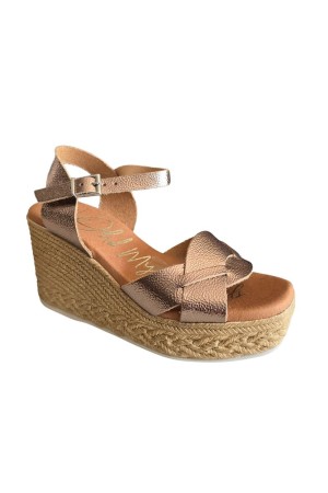 Sandalias Cuña Mujer Oh my Sandals cava 5460
