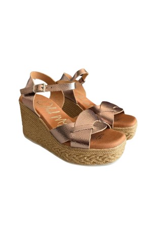 Sandalias Cuña Mujer Oh my Sandals cava 5460